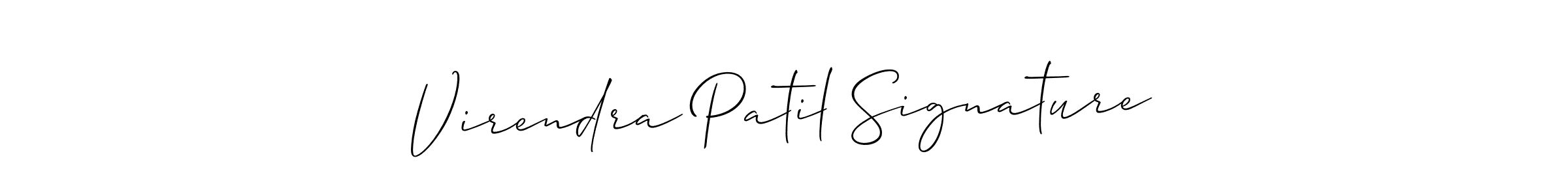 Use a signature maker to create a handwritten signature online. With this signature software, you can design (Allison_Script) your own signature for name Virendra Patil Signature. Virendra Patil Signature signature style 2 images and pictures png