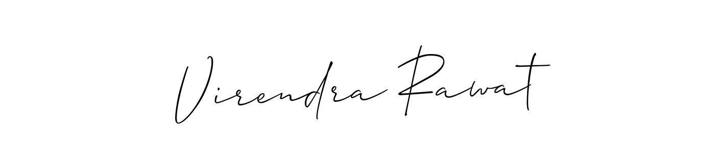 Virendra Rawat stylish signature style. Best Handwritten Sign (Allison_Script) for my name. Handwritten Signature Collection Ideas for my name Virendra Rawat. Virendra Rawat signature style 2 images and pictures png
