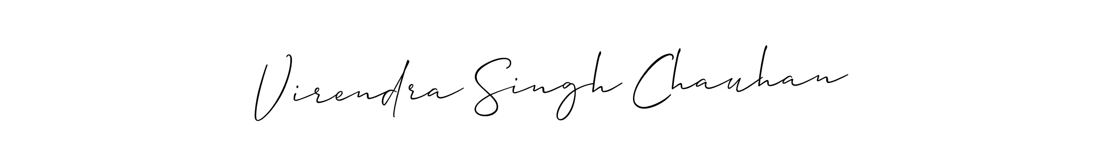 Use a signature maker to create a handwritten signature online. With this signature software, you can design (Allison_Script) your own signature for name Virendra Singh Chauhan. Virendra Singh Chauhan signature style 2 images and pictures png