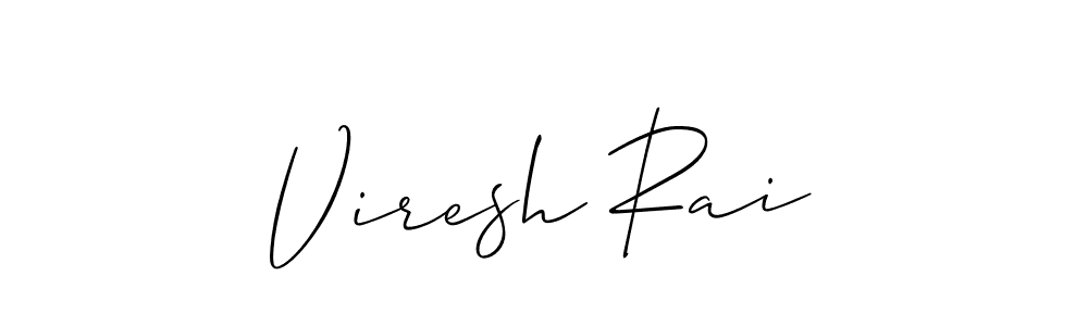 Similarly Allison_Script is the best handwritten signature design. Signature creator online .You can use it as an online autograph creator for name Viresh Rai. Viresh Rai signature style 2 images and pictures png