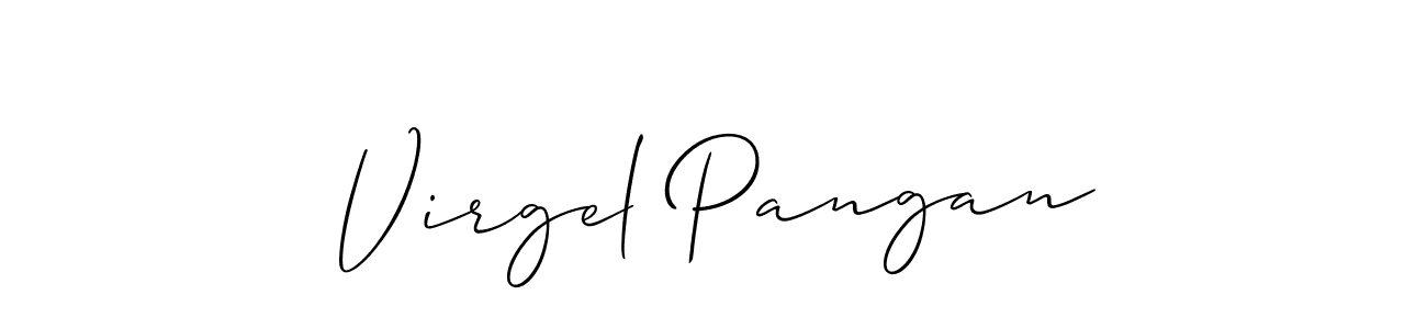 You can use this online signature creator to create a handwritten signature for the name Virgel Pangan. This is the best online autograph maker. Virgel Pangan signature style 2 images and pictures png