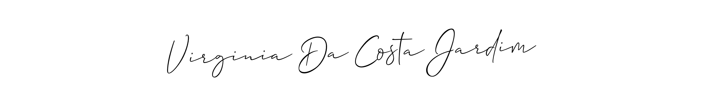 Best and Professional Signature Style for Virginia Da Costa Jardim. Allison_Script Best Signature Style Collection. Virginia Da Costa Jardim signature style 2 images and pictures png