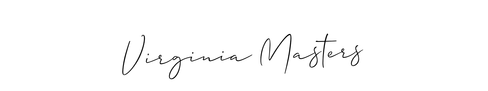 Make a beautiful signature design for name Virginia Masters. Use this online signature maker to create a handwritten signature for free. Virginia Masters signature style 2 images and pictures png