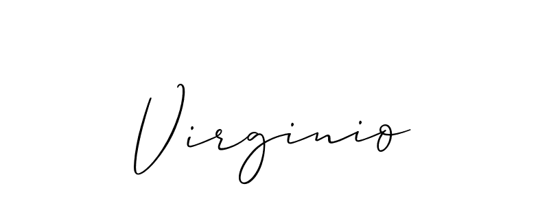 This is the best signature style for the Virginio name. Also you like these signature font (Allison_Script). Mix name signature. Virginio signature style 2 images and pictures png