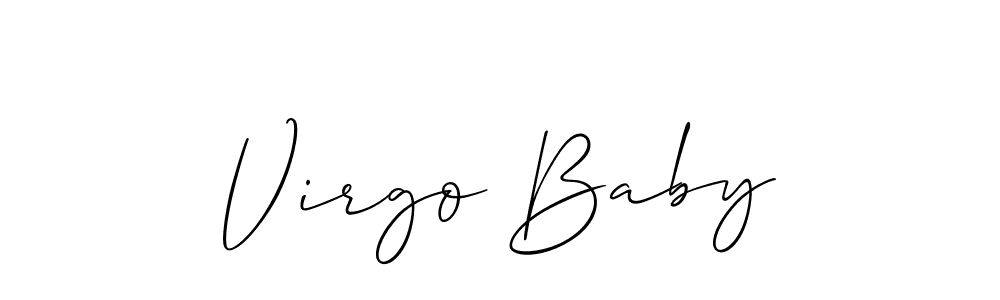 Make a beautiful signature design for name Virgo Baby. Use this online signature maker to create a handwritten signature for free. Virgo Baby signature style 2 images and pictures png
