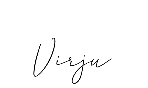 Similarly Allison_Script is the best handwritten signature design. Signature creator online .You can use it as an online autograph creator for name Virju. Virju signature style 2 images and pictures png