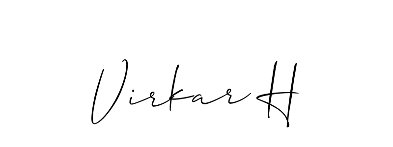 Here are the top 10 professional signature styles for the name Virkar H. These are the best autograph styles you can use for your name. Virkar H signature style 2 images and pictures png