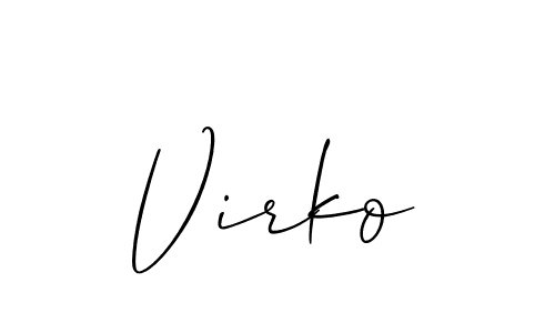 Make a beautiful signature design for name Virko. Use this online signature maker to create a handwritten signature for free. Virko signature style 2 images and pictures png