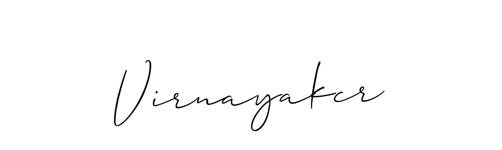 Best and Professional Signature Style for Virnayakcr. Allison_Script Best Signature Style Collection. Virnayakcr signature style 2 images and pictures png