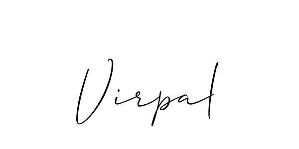 Similarly Allison_Script is the best handwritten signature design. Signature creator online .You can use it as an online autograph creator for name Virpal. Virpal signature style 2 images and pictures png