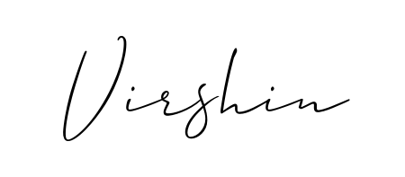 Practice writing Virshin with the flow of Allison_Script lettering. A fantastic source of inspiration for developing your personal signature style. Virshin signature style 2 images and pictures png