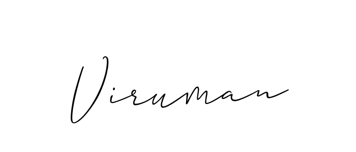 Similarly Allison_Script is the best handwritten signature design. Signature creator online .You can use it as an online autograph creator for name Viruman. Viruman signature style 2 images and pictures png
