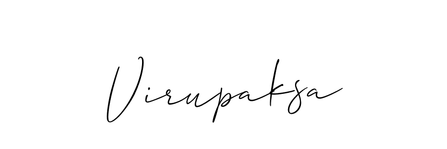 It looks lik you need a new signature style for name Virupaksa. Design unique handwritten (Allison_Script) signature with our free signature maker in just a few clicks. Virupaksa signature style 2 images and pictures png