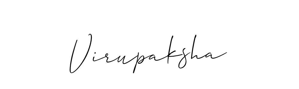 You should practise on your own different ways (Allison_Script) to write your name (Virupaksha) in signature. don't let someone else do it for you. Virupaksha signature style 2 images and pictures png