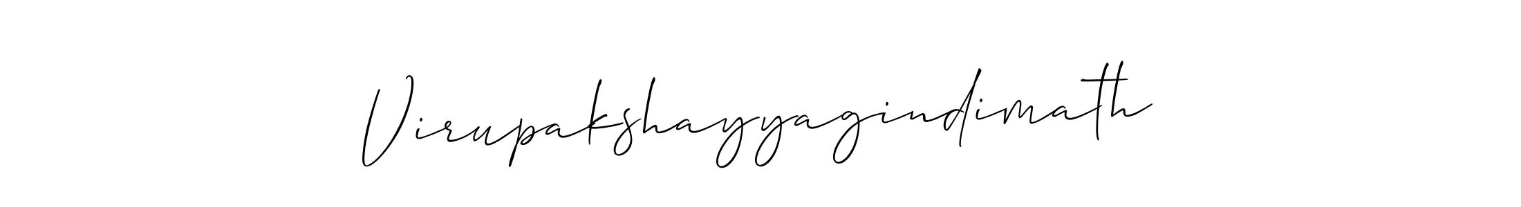 Also we have Virupakshayyagindimath name is the best signature style. Create professional handwritten signature collection using Allison_Script autograph style. Virupakshayyagindimath signature style 2 images and pictures png