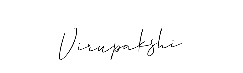 Design your own signature with our free online signature maker. With this signature software, you can create a handwritten (Allison_Script) signature for name Virupakshi. Virupakshi signature style 2 images and pictures png