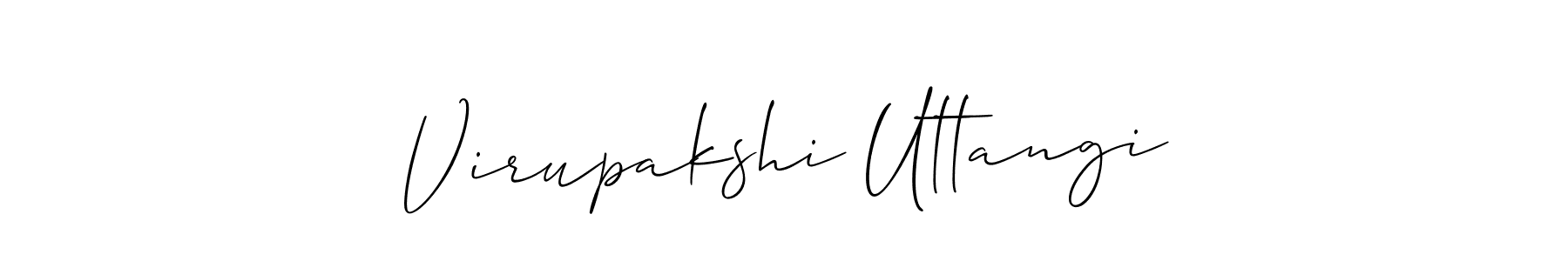 Create a beautiful signature design for name Virupakshi Uttangi. With this signature (Allison_Script) fonts, you can make a handwritten signature for free. Virupakshi Uttangi signature style 2 images and pictures png