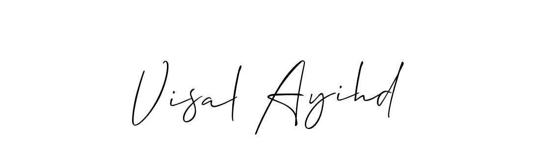 Once you've used our free online signature maker to create your best signature Allison_Script style, it's time to enjoy all of the benefits that Visal Ayihd name signing documents. Visal Ayihd signature style 2 images and pictures png