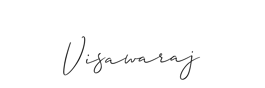 Visawaraj stylish signature style. Best Handwritten Sign (Allison_Script) for my name. Handwritten Signature Collection Ideas for my name Visawaraj. Visawaraj signature style 2 images and pictures png