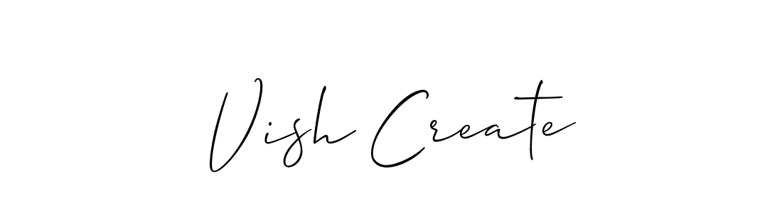 Make a short Vish Create signature style. Manage your documents anywhere anytime using Allison_Script. Create and add eSignatures, submit forms, share and send files easily. Vish Create signature style 2 images and pictures png