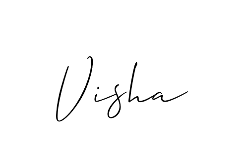 if you are searching for the best signature style for your name Visha. so please give up your signature search. here we have designed multiple signature styles  using Allison_Script. Visha signature style 2 images and pictures png