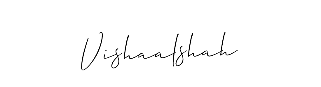 Make a beautiful signature design for name Vishaalshah. Use this online signature maker to create a handwritten signature for free. Vishaalshah signature style 2 images and pictures png