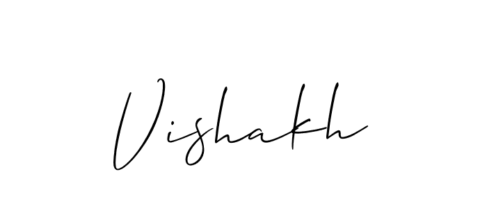 Make a short Vishakh signature style. Manage your documents anywhere anytime using Allison_Script. Create and add eSignatures, submit forms, share and send files easily. Vishakh signature style 2 images and pictures png