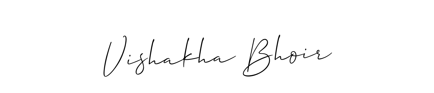 Make a beautiful signature design for name Vishakha Bhoir. Use this online signature maker to create a handwritten signature for free. Vishakha Bhoir signature style 2 images and pictures png