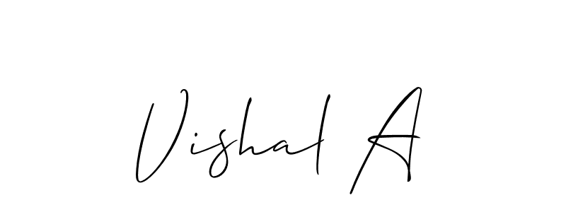 Check out images of Autograph of Vishal A name. Actor Vishal A Signature Style. Allison_Script is a professional sign style online. Vishal A signature style 2 images and pictures png