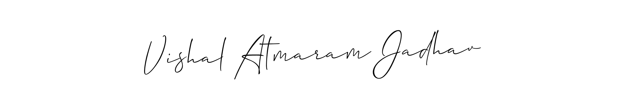 Make a beautiful signature design for name Vishal Atmaram Jadhav. Use this online signature maker to create a handwritten signature for free. Vishal Atmaram Jadhav signature style 2 images and pictures png