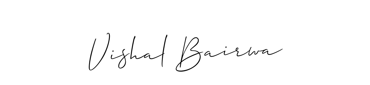 Best and Professional Signature Style for Vishal Bairwa. Allison_Script Best Signature Style Collection. Vishal Bairwa signature style 2 images and pictures png