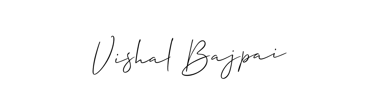 You should practise on your own different ways (Allison_Script) to write your name (Vishal Bajpai) in signature. don't let someone else do it for you. Vishal Bajpai signature style 2 images and pictures png
