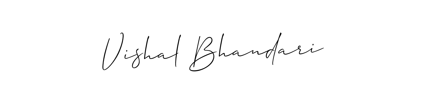 Here are the top 10 professional signature styles for the name Vishal Bhandari. These are the best autograph styles you can use for your name. Vishal Bhandari signature style 2 images and pictures png