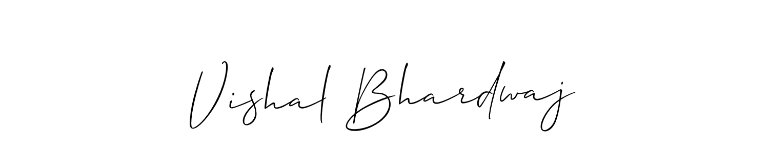 This is the best signature style for the Vishal Bhardwaj name. Also you like these signature font (Allison_Script). Mix name signature. Vishal Bhardwaj signature style 2 images and pictures png