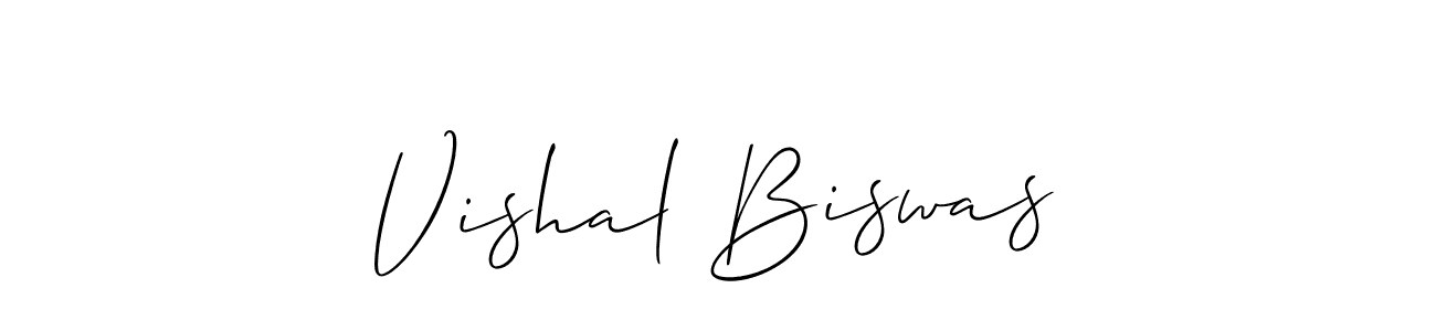 Similarly Allison_Script is the best handwritten signature design. Signature creator online .You can use it as an online autograph creator for name Vishal Biswas. Vishal Biswas signature style 2 images and pictures png