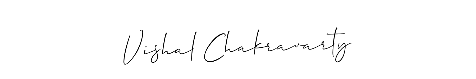 Similarly Allison_Script is the best handwritten signature design. Signature creator online .You can use it as an online autograph creator for name Vishal Chakravarty. Vishal Chakravarty signature style 2 images and pictures png