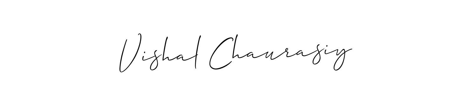 Make a short Vishal Chaurasiy signature style. Manage your documents anywhere anytime using Allison_Script. Create and add eSignatures, submit forms, share and send files easily. Vishal Chaurasiy signature style 2 images and pictures png