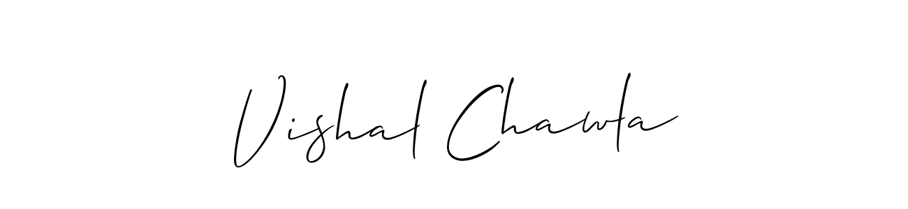You can use this online signature creator to create a handwritten signature for the name Vishal Chawla. This is the best online autograph maker. Vishal Chawla signature style 2 images and pictures png