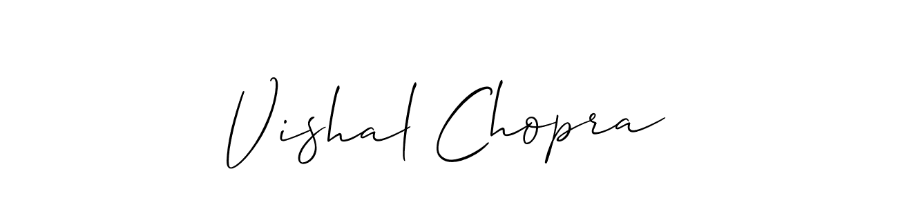 Once you've used our free online signature maker to create your best signature Allison_Script style, it's time to enjoy all of the benefits that Vishal Chopra name signing documents. Vishal Chopra signature style 2 images and pictures png