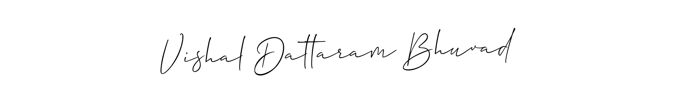 Use a signature maker to create a handwritten signature online. With this signature software, you can design (Allison_Script) your own signature for name Vishal Dattaram Bhuvad. Vishal Dattaram Bhuvad signature style 2 images and pictures png