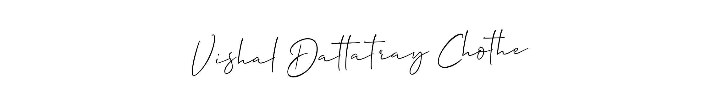 Create a beautiful signature design for name Vishal Dattatray Chothe. With this signature (Allison_Script) fonts, you can make a handwritten signature for free. Vishal Dattatray Chothe signature style 2 images and pictures png