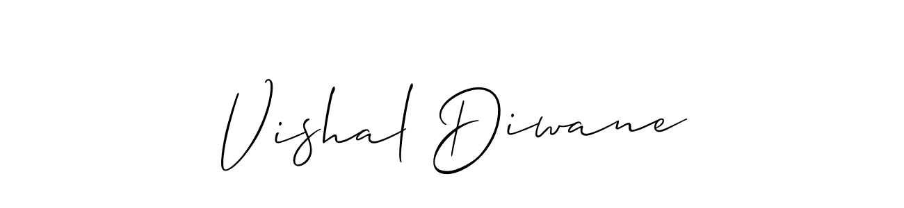 This is the best signature style for the Vishal Diwane name. Also you like these signature font (Allison_Script). Mix name signature. Vishal Diwane signature style 2 images and pictures png