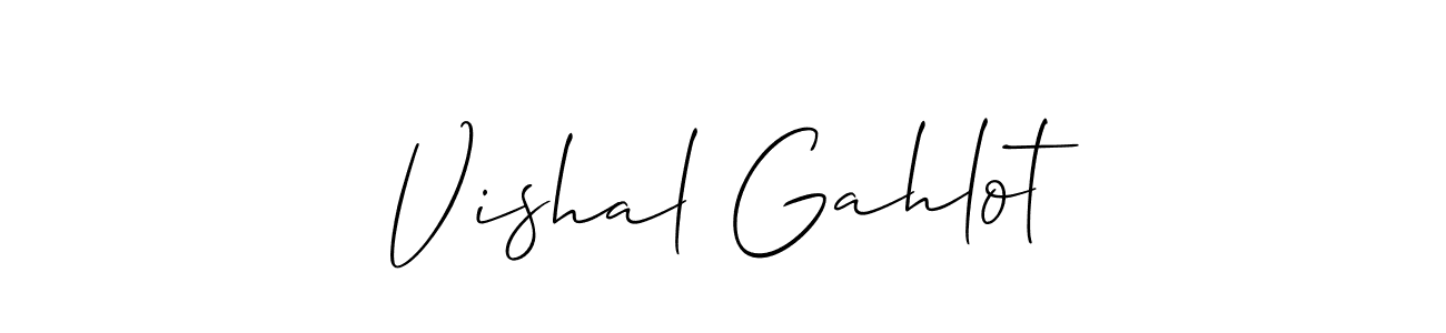 Here are the top 10 professional signature styles for the name Vishal Gahlot. These are the best autograph styles you can use for your name. Vishal Gahlot signature style 2 images and pictures png