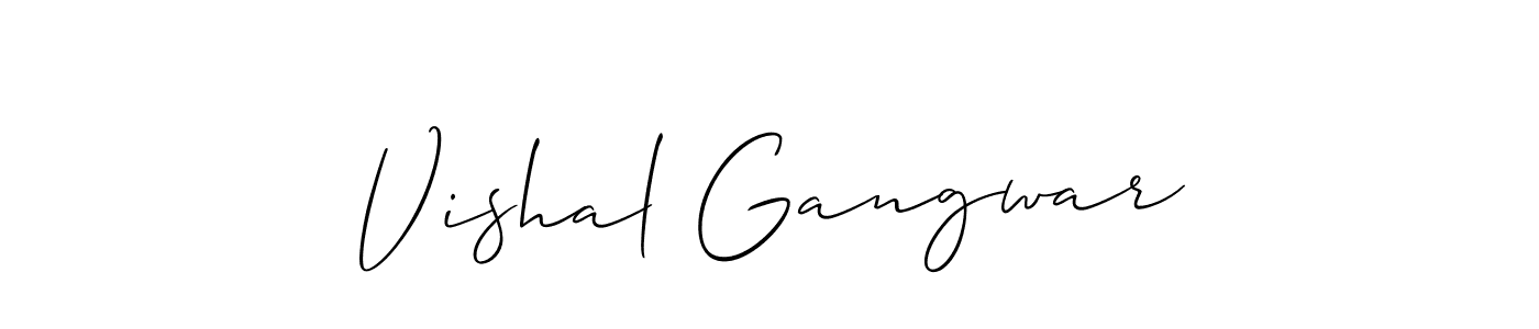 Here are the top 10 professional signature styles for the name Vishal Gangwar. These are the best autograph styles you can use for your name. Vishal Gangwar signature style 2 images and pictures png