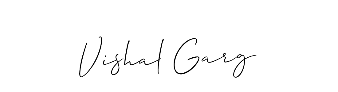 Make a short Vishal Garg signature style. Manage your documents anywhere anytime using Allison_Script. Create and add eSignatures, submit forms, share and send files easily. Vishal Garg signature style 2 images and pictures png