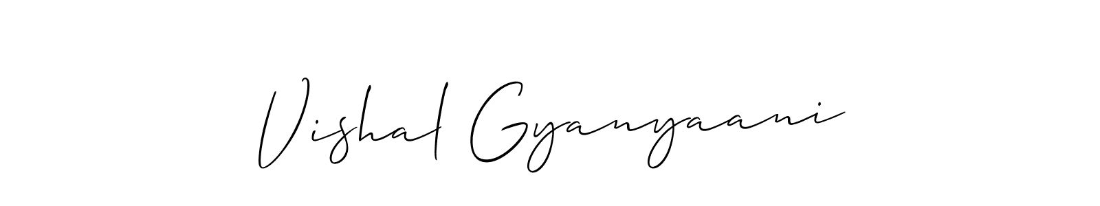 Once you've used our free online signature maker to create your best signature Allison_Script style, it's time to enjoy all of the benefits that Vishal Gyanyaani name signing documents. Vishal Gyanyaani signature style 2 images and pictures png