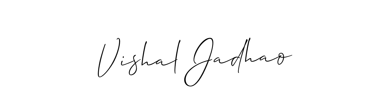Here are the top 10 professional signature styles for the name Vishal Jadhao. These are the best autograph styles you can use for your name. Vishal Jadhao signature style 2 images and pictures png