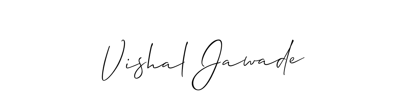 This is the best signature style for the Vishal Jawade name. Also you like these signature font (Allison_Script). Mix name signature. Vishal Jawade signature style 2 images and pictures png