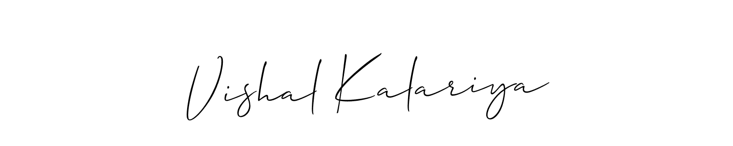 Once you've used our free online signature maker to create your best signature Allison_Script style, it's time to enjoy all of the benefits that Vishal Kalariya name signing documents. Vishal Kalariya signature style 2 images and pictures png