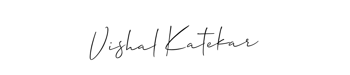 You can use this online signature creator to create a handwritten signature for the name Vishal Katekar. This is the best online autograph maker. Vishal Katekar signature style 2 images and pictures png